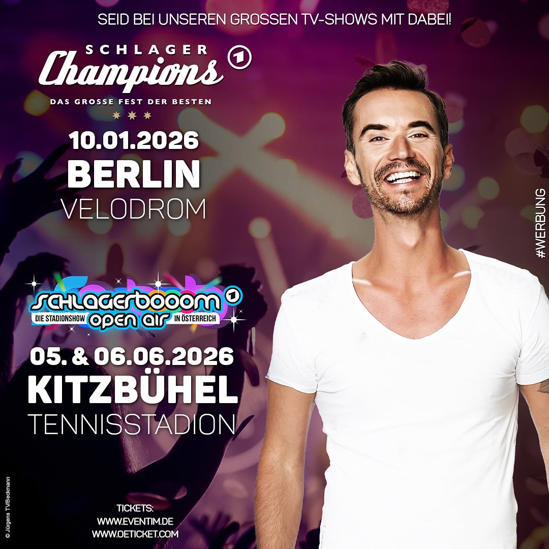 Florian Silbereisen Schlager Champions – Das große Fest der Besten Tour Poster 2026